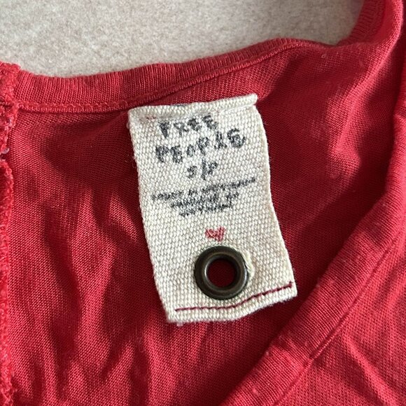 Free People 3/4 Sleeve Road To Discovery Butterfly Top ASO Alex Russo - Picture 10 of 12